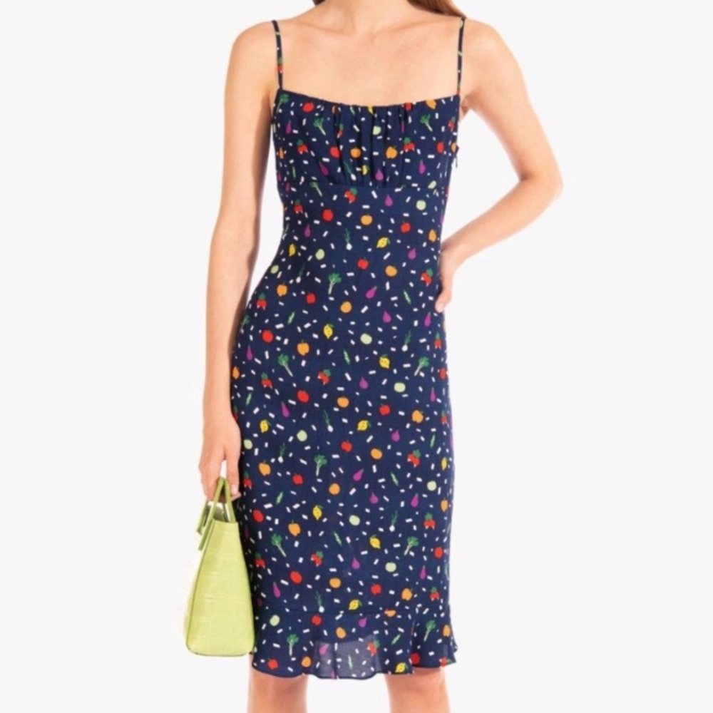 STAUD Bellini Print Dress